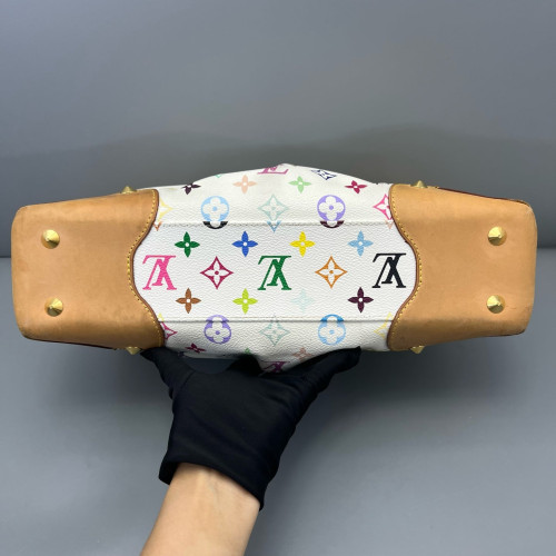 Louis Vuitton Judy MM Monogram Multicolor White