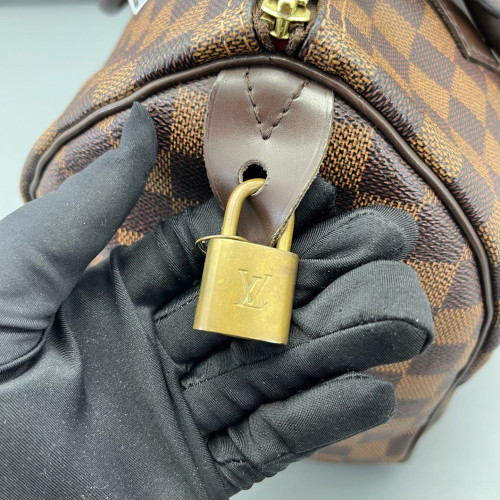 Louis Vuitton Speedy 30 Damier Ebene Brown