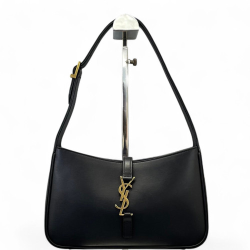 Yves Saint Laurent LE 5 A 7 Hobo Shiny Calfskin Black Yves Saint Laurent LE 5 A 7 Hobo Shiny Calfskin Black