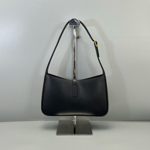 Yves Saint Laurent LE 5 A 7 Hobo Shiny Calfskin Black Yves Saint Laurent LE 5 A 7 Hobo Shiny Calfskin Black