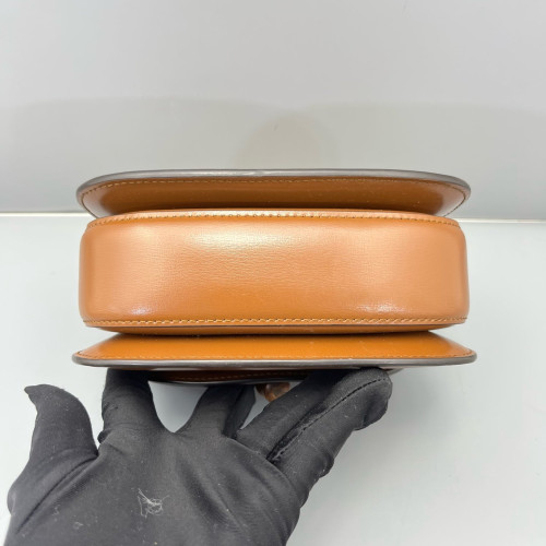 Gucci Bamboo 1947 Mini Calfskin Tan