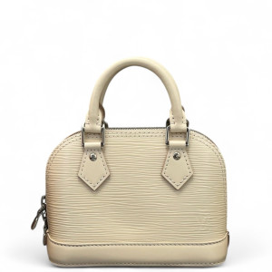 Louis Vuitton Nano Alma Epi White Louis Vuitton Nano Alma Epi White