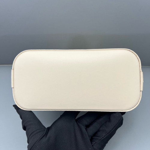 Louis Vuitton Nano Alma Epi White