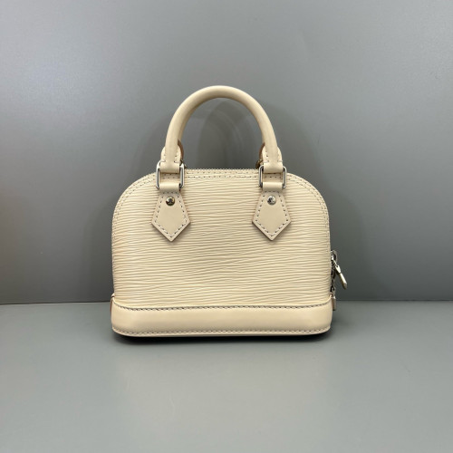 Louis Vuitton Nano Alma Epi White