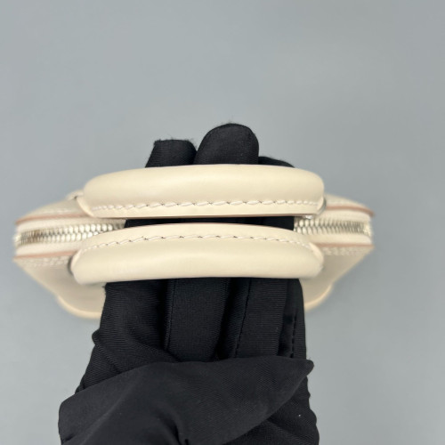 Louis Vuitton Nano Alma Epi White