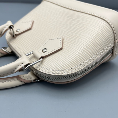 Louis Vuitton Nano Alma Epi White