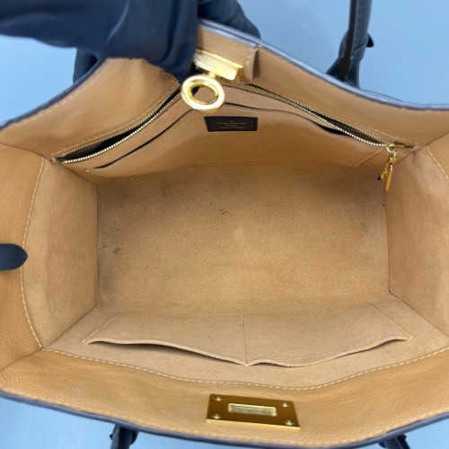 Louis Vuitton On My Side MM Monogram Calfskin Brown Black