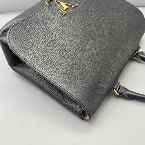 Louis Vuitton Volta Two-Way Bag Calfskin Black