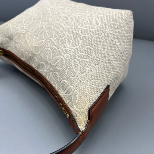 Loewe Small Cubi Canvas Tan Beige