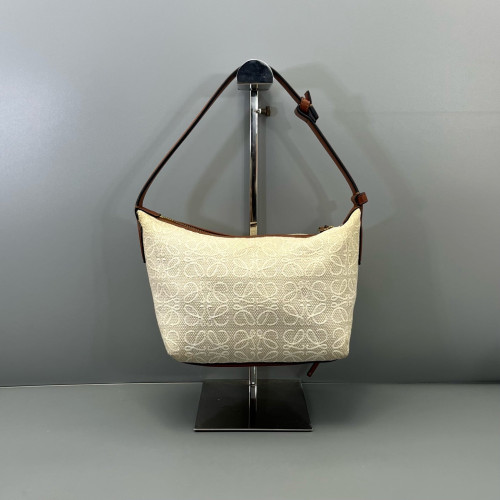 Loewe Small Cubi Canvas Tan Beige