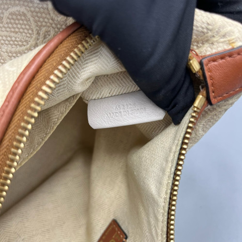 Loewe Small Cubi Canvas Tan Beige
