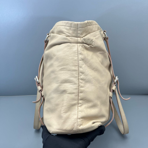 Prada Tote Bag Calfskin Nude Pink