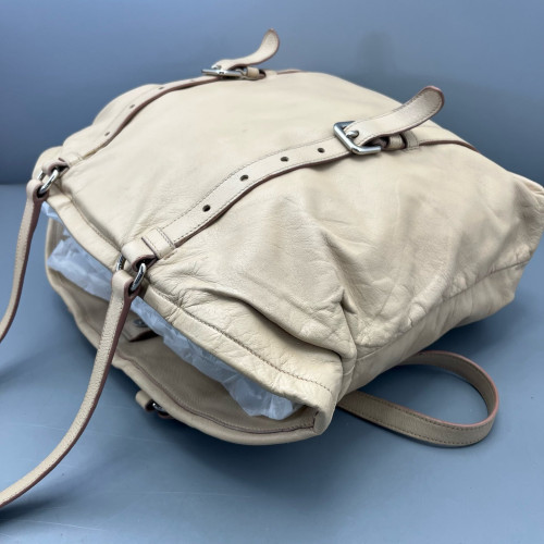Prada Tote Bag Calfskin Nude Pink