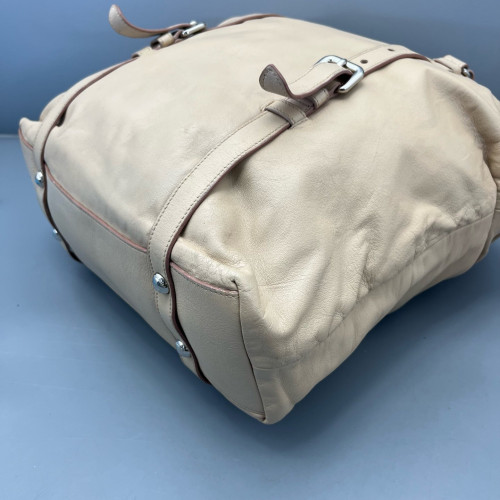 Prada Tote Bag Calfskin Nude Pink