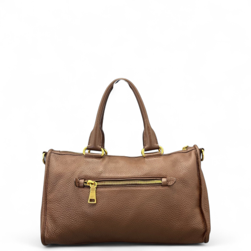 Prada Boston Bag Calfskin Brown
