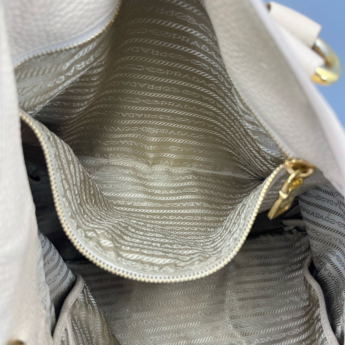 Prada Tote Bag Vitello Daino Natural Tan