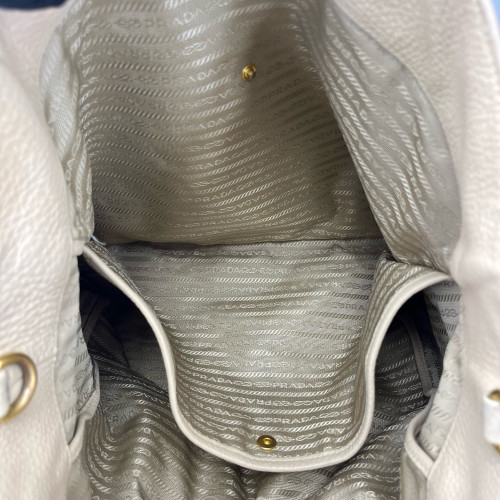 Prada Tote Bag Vitello Daino Natural Tan