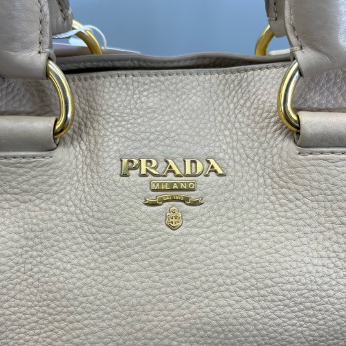 Prada Tote Bag Vitello Daino Natural Tan