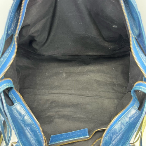 Balenciaga Large City Arena Lambskin Dark Blue