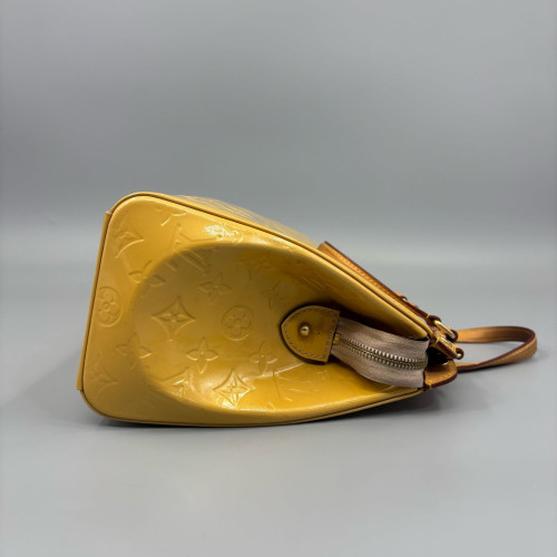 Louis Vuitton Brea MM Vernis Yellow