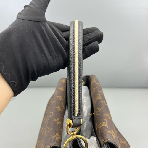 Louis Vuitton Double V Bag Monogram Calfskin Black