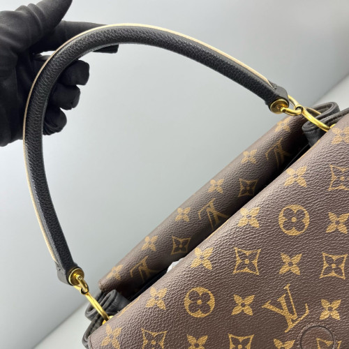 Louis Vuitton Double V Bag Monogram Calfskin Black