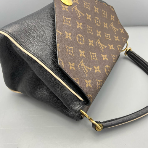 Louis Vuitton Double V Bag Monogram Calfskin Black