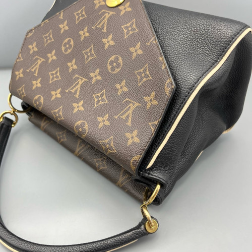 Louis Vuitton Double V Bag Monogram Calfskin Black
