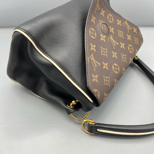 Louis Vuitton Double V Bag Monogram Calfskin Black