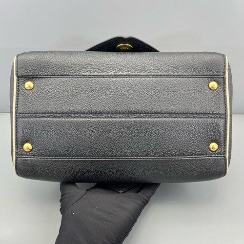 Louis Vuitton Double V Bag Monogram Calfskin Black