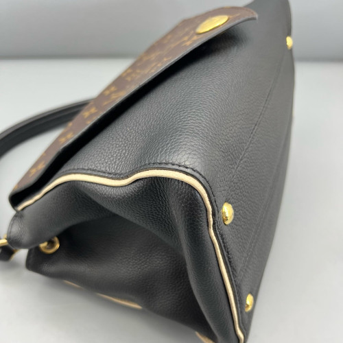 Louis Vuitton Double V Bag Monogram Calfskin Black