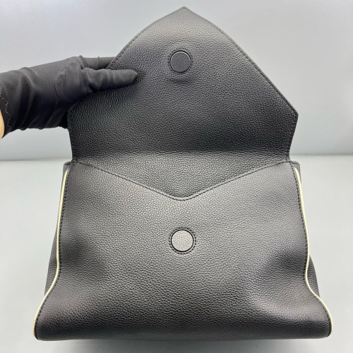 Louis Vuitton Double V Bag Monogram Calfskin Black