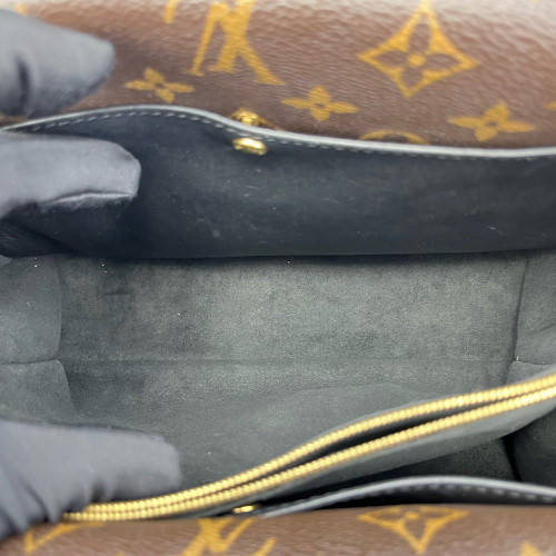 Louis Vuitton Double V Bag Monogram Calfskin Black