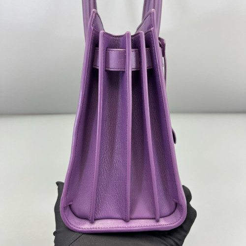 Yves Saint Laurent Baby Sac De Jour Calfskin Purple