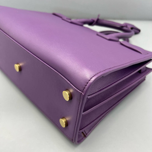 Yves Saint Laurent Baby Sac De Jour Calfskin Purple