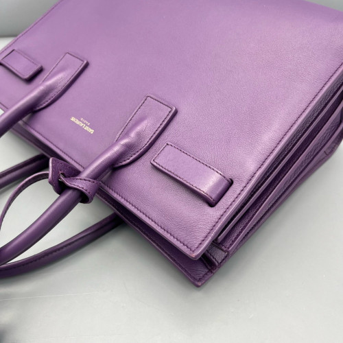 Yves Saint Laurent Baby Sac De Jour Calfskin Purple