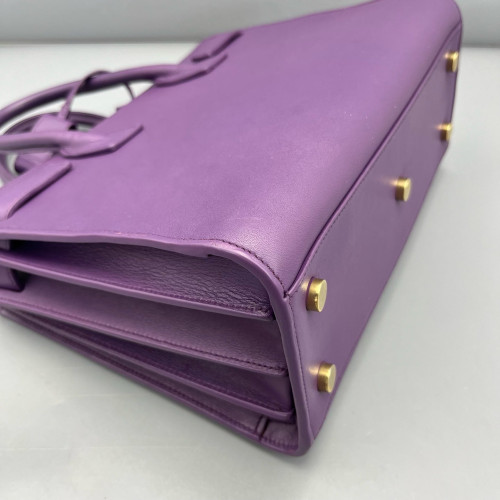 Yves Saint Laurent Baby Sac De Jour Calfskin Purple