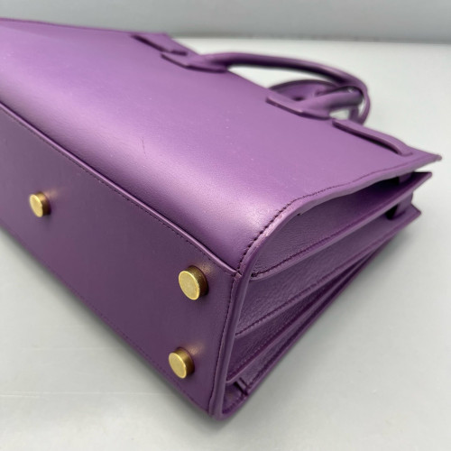 Yves Saint Laurent Baby Sac De Jour Calfskin Purple