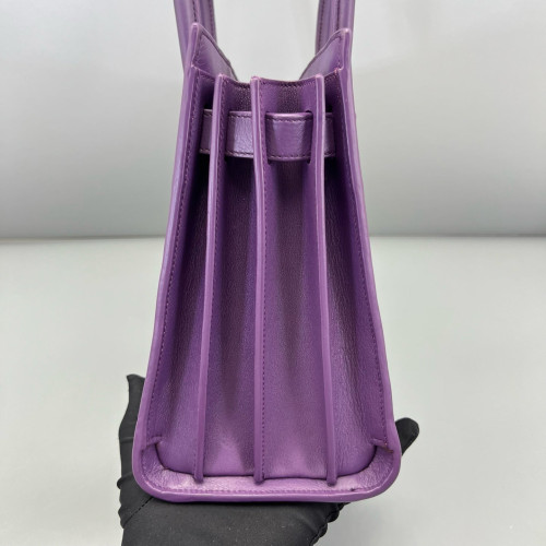 Yves Saint Laurent Baby Sac De Jour Calfskin Purple
