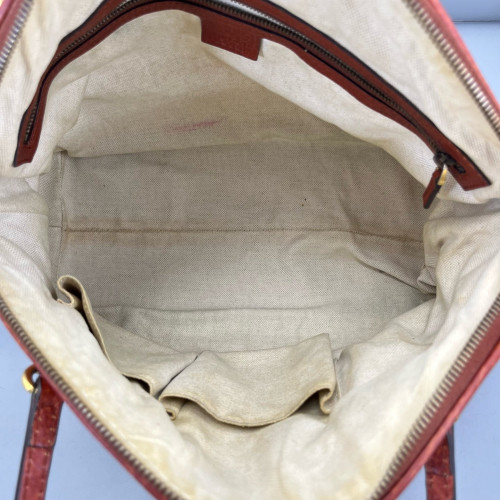 Gucci Bamboo Dome Calfskin Orange