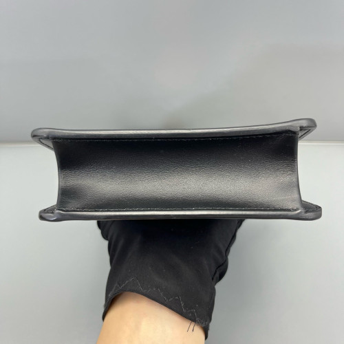Burberry Phone Holder Calfskin Black
