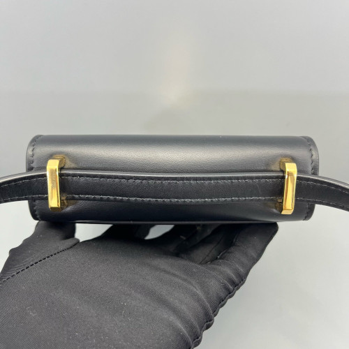 Burberry Phone Holder Calfskin Black