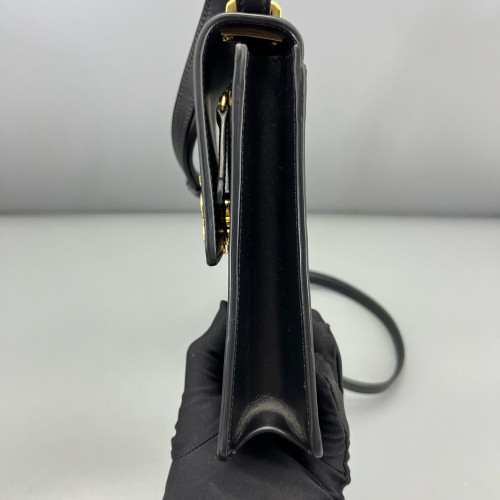 Burberry Phone Holder Calfskin Black