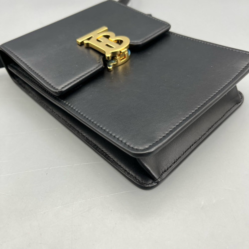Burberry Phone Holder Calfskin Black