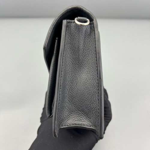 Louis Vuitton Mylockme Chain Pochette Calfskin Black