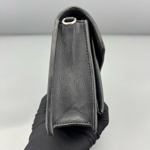 Louis Vuitton Mylockme Chain Pochette Calfskin Black