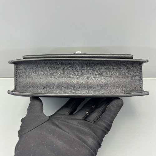 Louis Vuitton Mylockme Chain Pochette Calfskin Black
