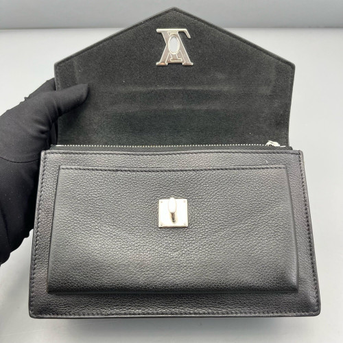 Louis Vuitton Mylockme Chain Pochette Calfskin Black