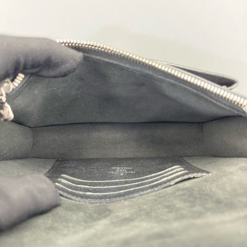 Louis Vuitton Mylockme Chain Pochette Calfskin Black