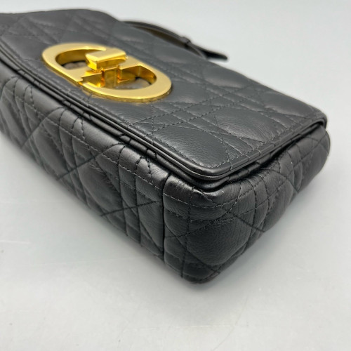 Dior Small Caro Bag Calfskin Black
